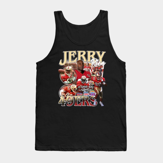 VINTAGE JERRY RICE BOOTLEG Tank Top by Chea Shepherd